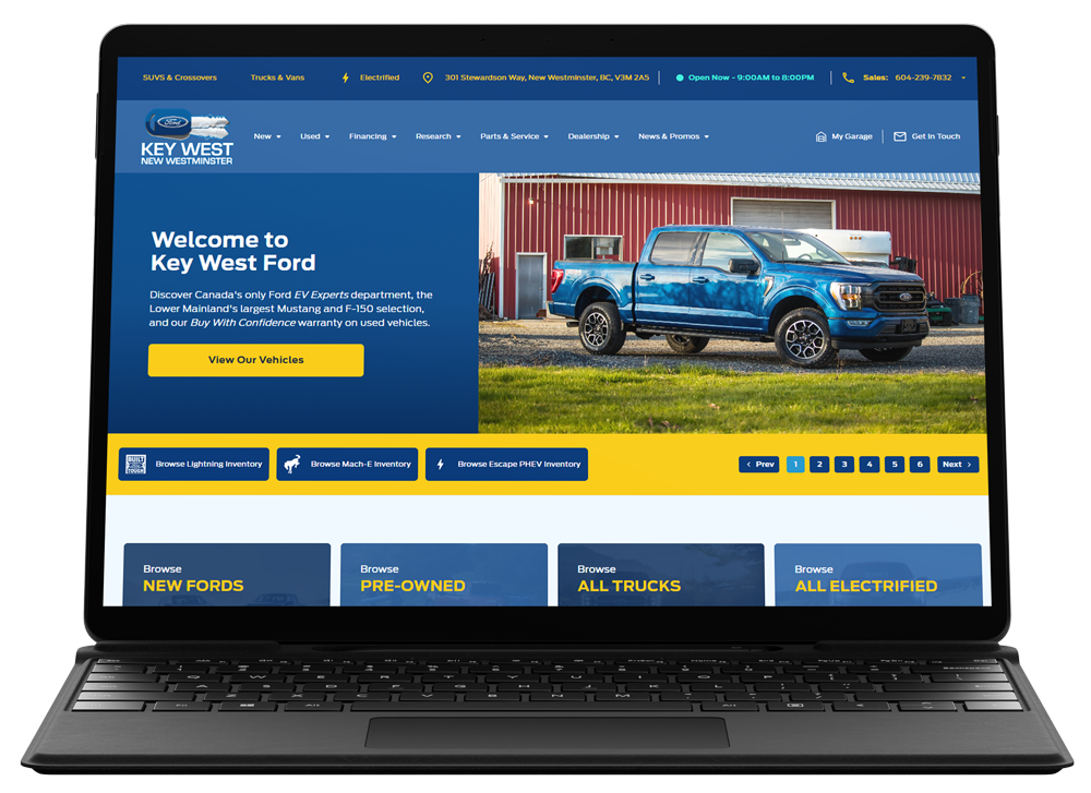 key west ford website by carpages.ca