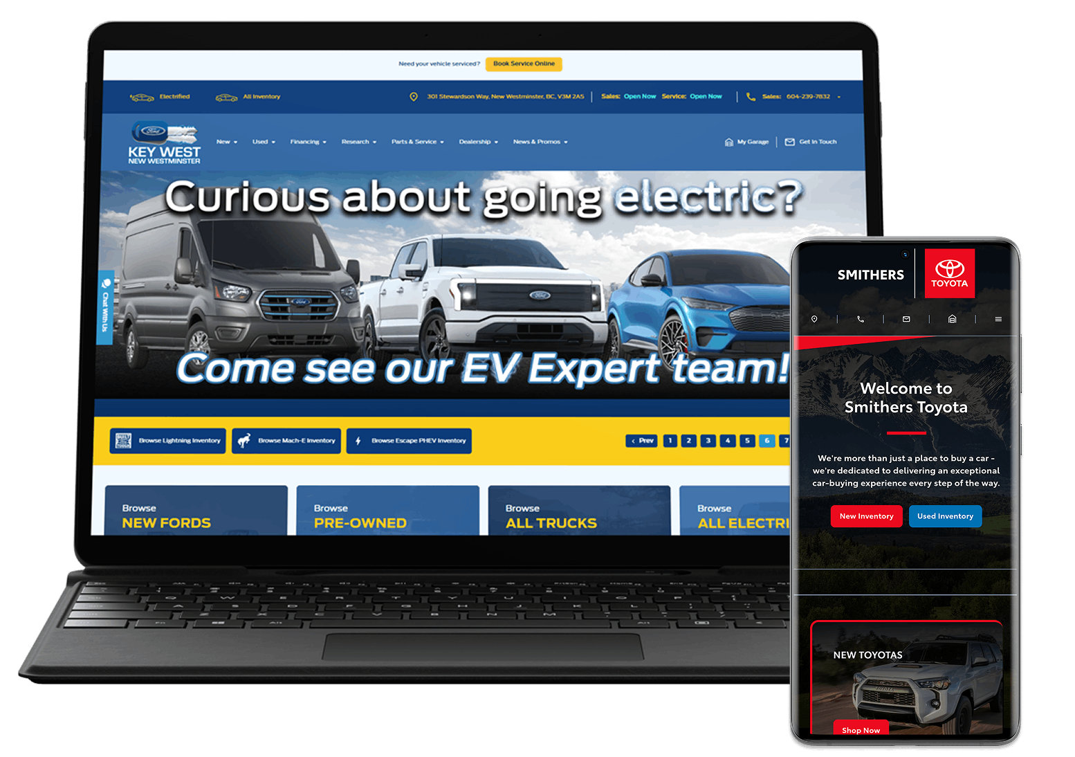 featured websites built by carpages.ca